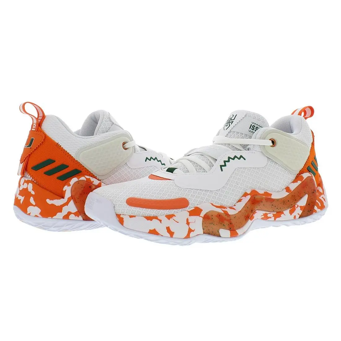 Adidas shoes - White/Orange, Main: White 3