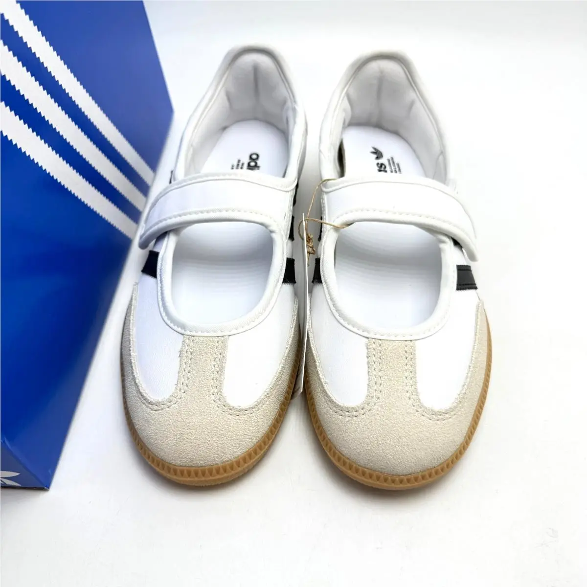 Adidas shoes - adidas Samba Jane J - Samba Jane - JR7436 - Footwear White/Alumina/Gum 7