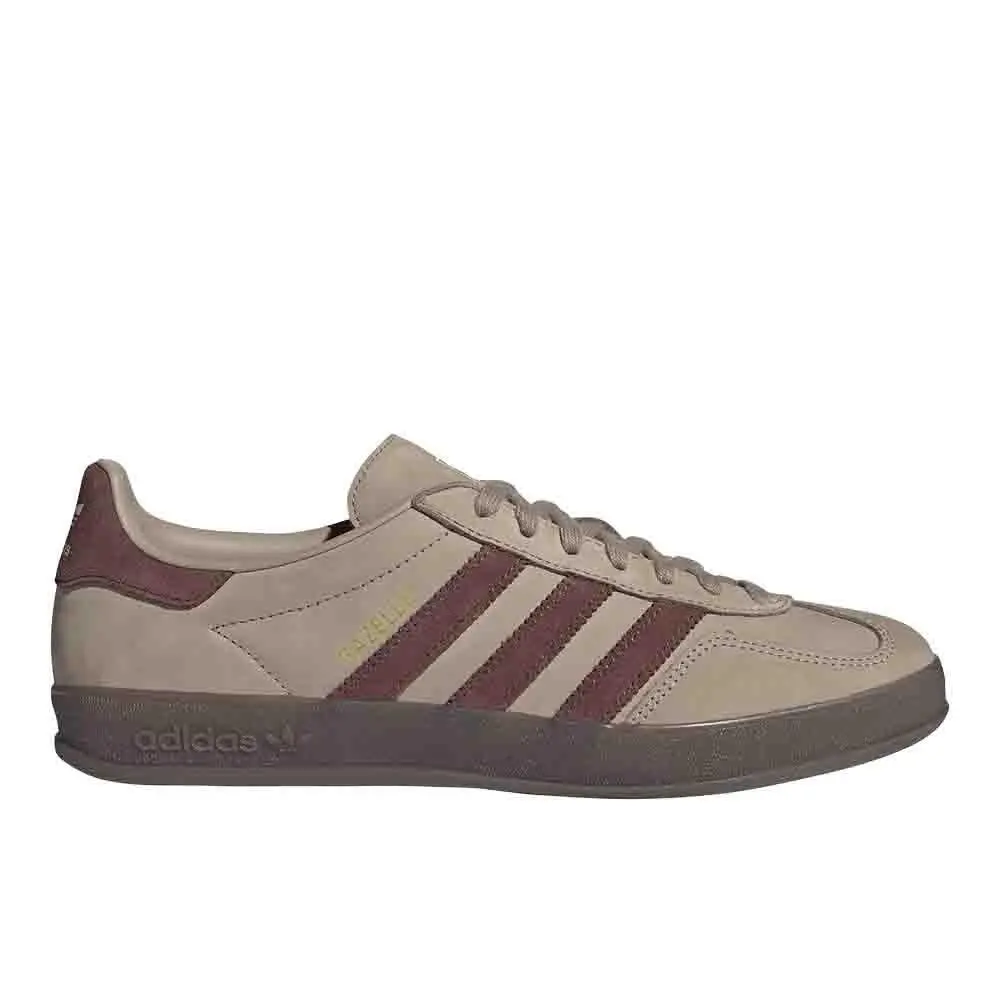 Adidas Gazelle Indoor Lace Up Mens Brown Sneakers Casual Shoes JQ8387