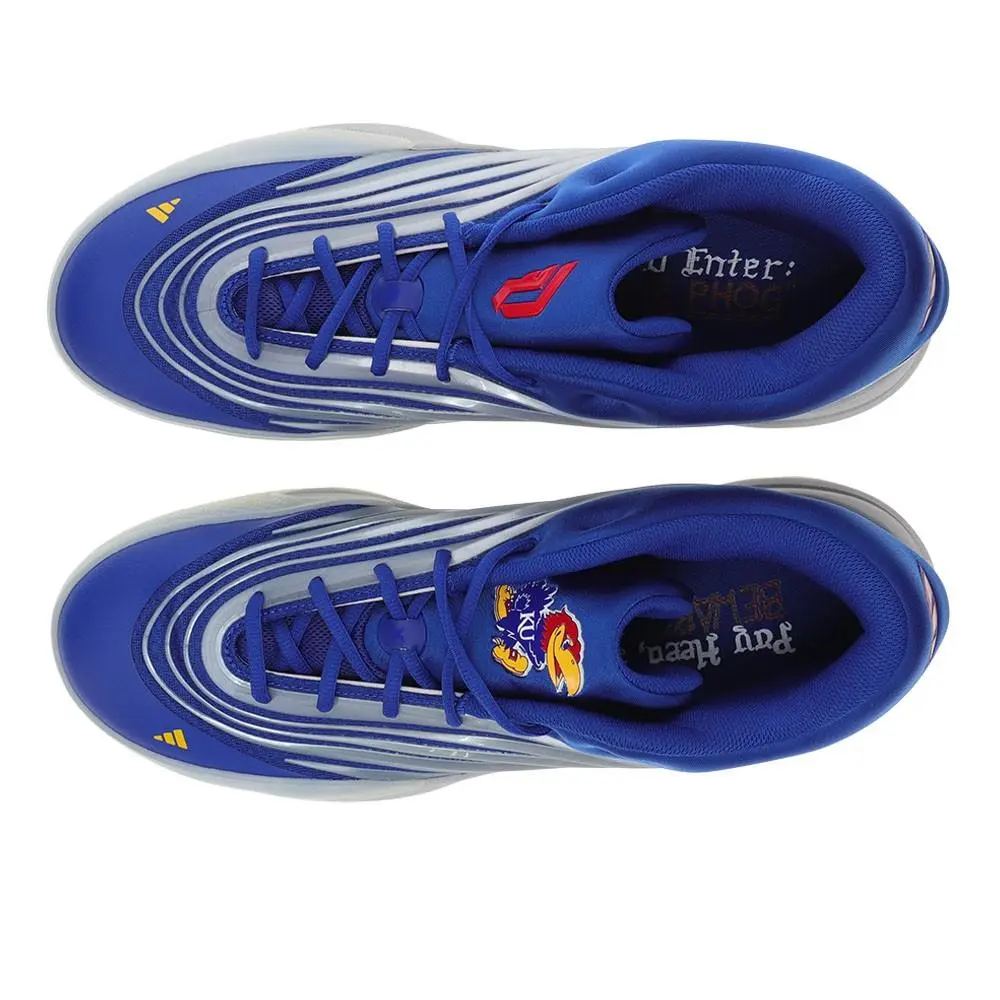 Adidas shoes - adidas Dame X Kansas Jayhawks Basketball - HQ0211 - Blue 10