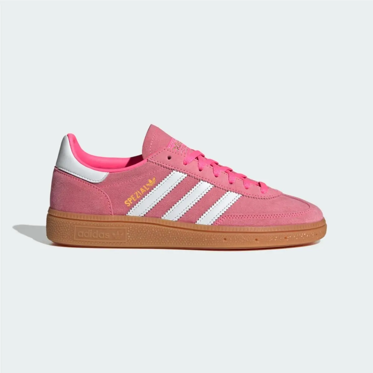 Adidas Handball Spezial Lucid Pink White Women`s Sports Sneaker JI2654