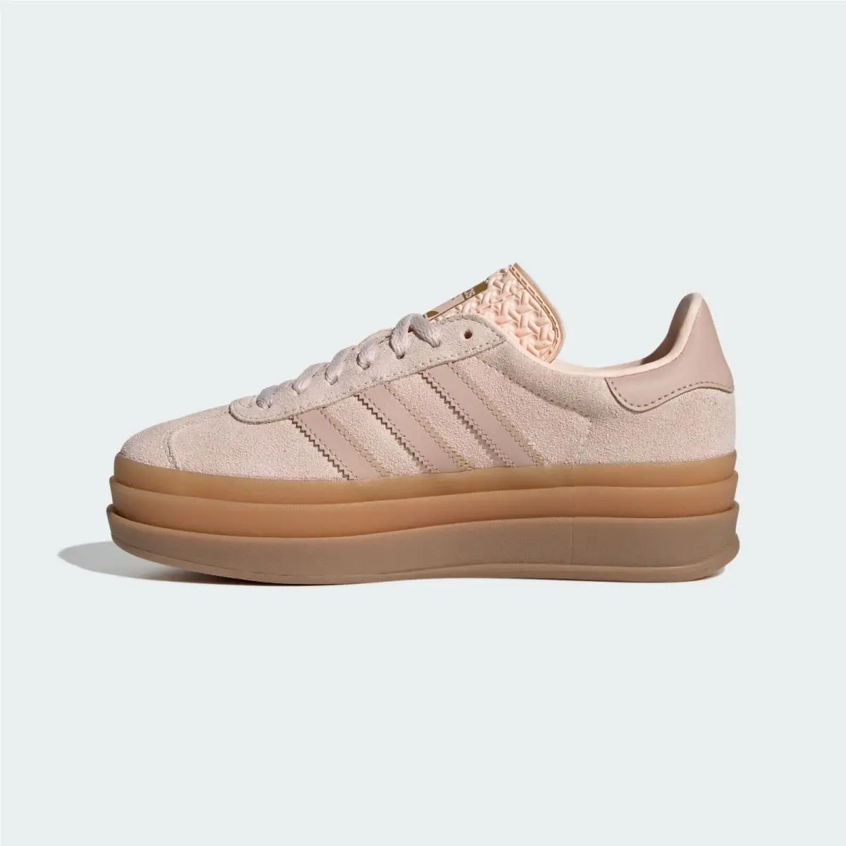 Adidas Gazelle Bold Sneakers Kids Pink Wonder Platform Shoes JQ1296 W/box