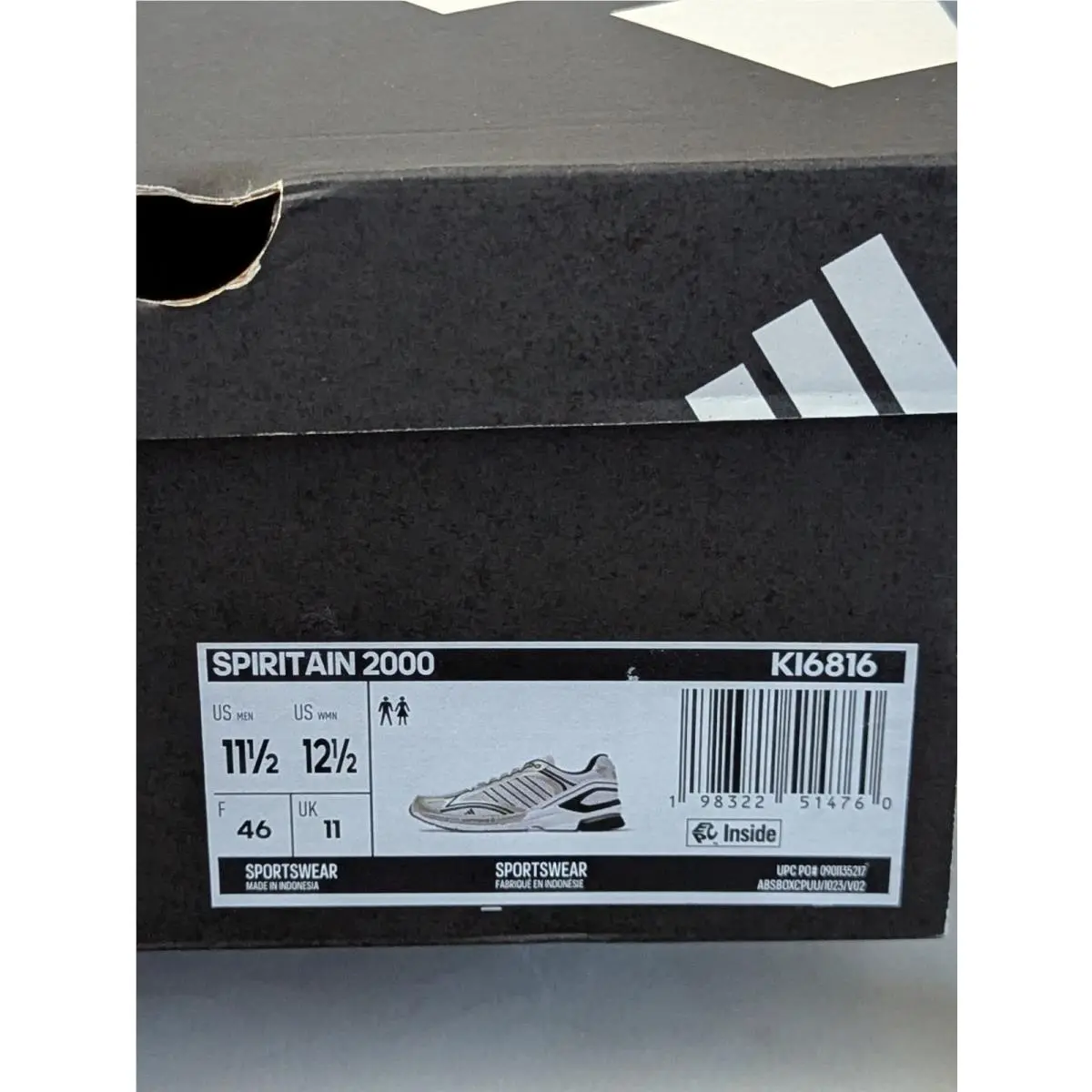 Adidas shoes - adidas Spiritain 2000 - Spiritain - KI6816 - White (UPC: 198322514760) 3