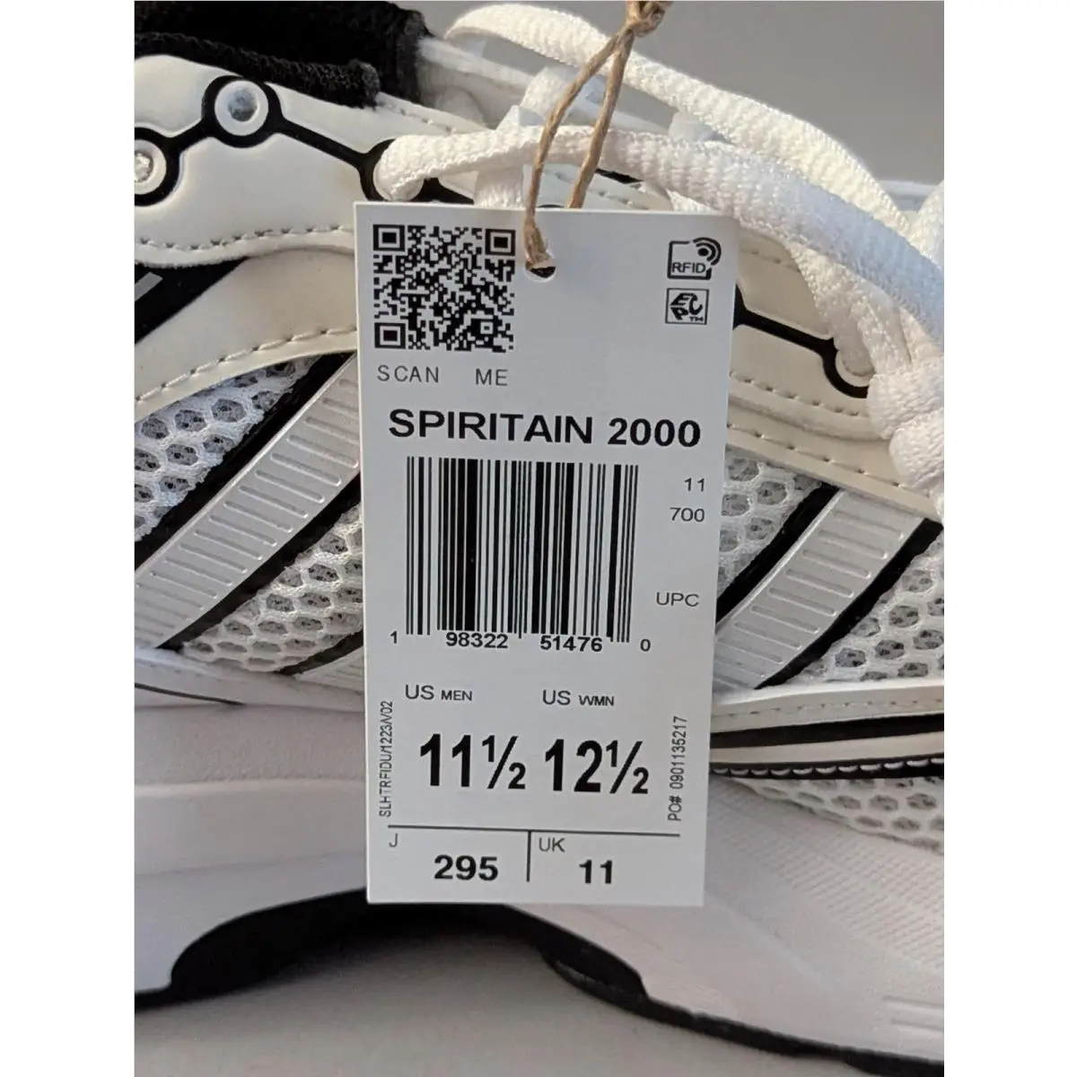 Adidas shoes - adidas Spiritain 2000 - Spiritain - KI6816 - White (UPC: 198322514760) 4