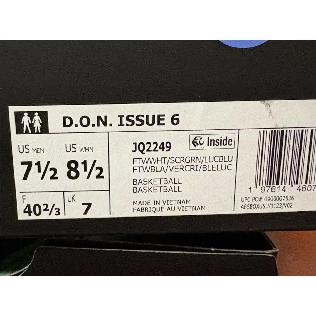 Adidas shoes - adidas D.O.N. Issue - Issue - JQ2249 - Green 11