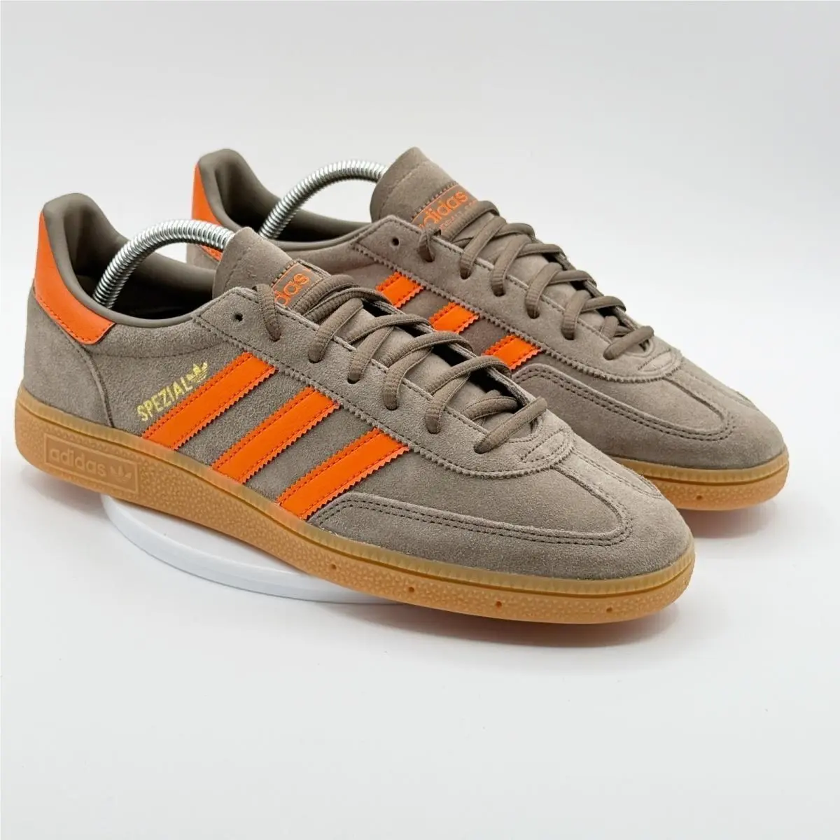 Adidas Handball Spezial Size 6 Mens Carbon Brown Orange Gold JR3846