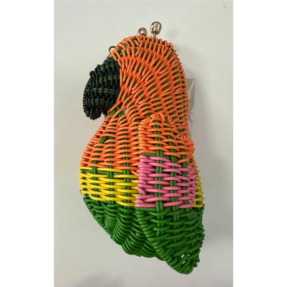 Viral Woven Wicker Crossbody Bag Parrot by Tommy Bahama