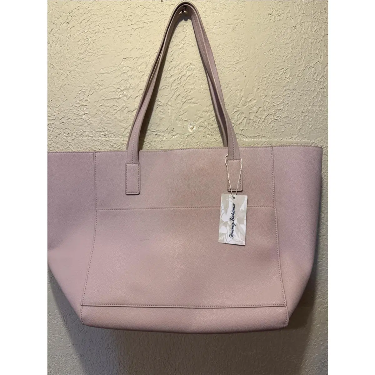 Tommy Bahama Reversible Tote Bag Pink/beige 15X13X9