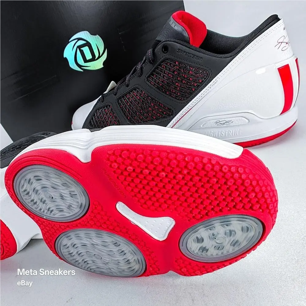 Adidas shoes - Adidas Rose 1.5 Low Restomod - GY9124 - White/ Black/ Red 8