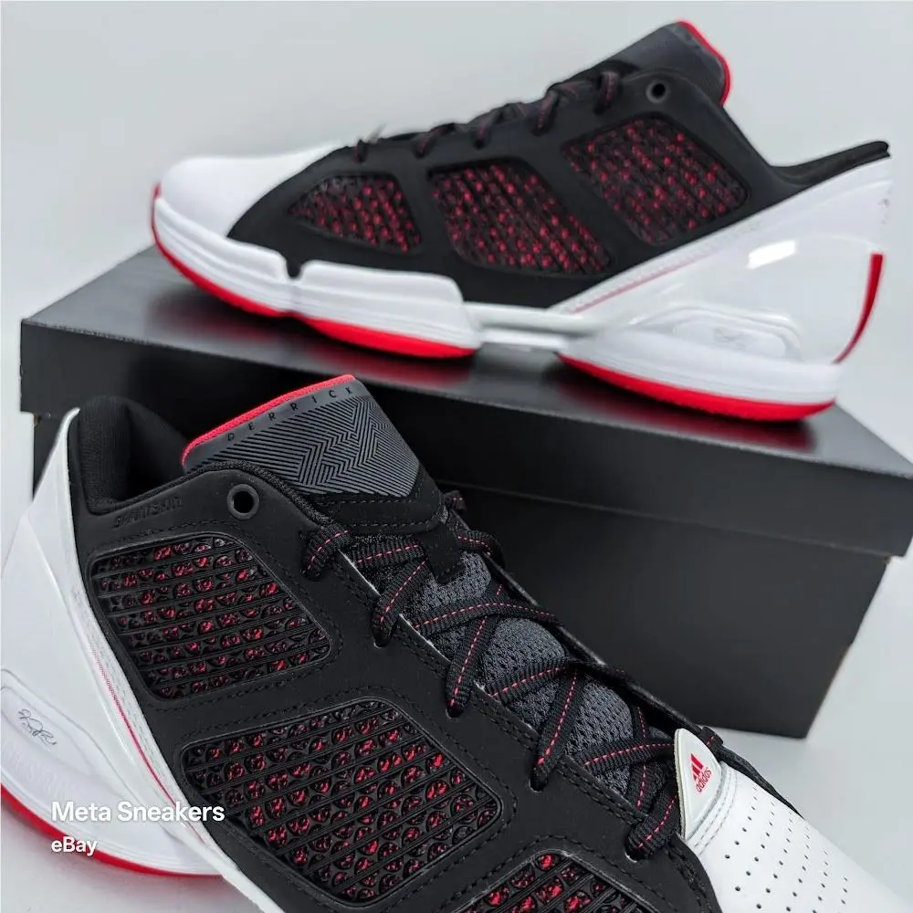 Adidas shoes - Adidas Rose 1.5 Low Restomod - GY9124 - White/ Black/ Red 15