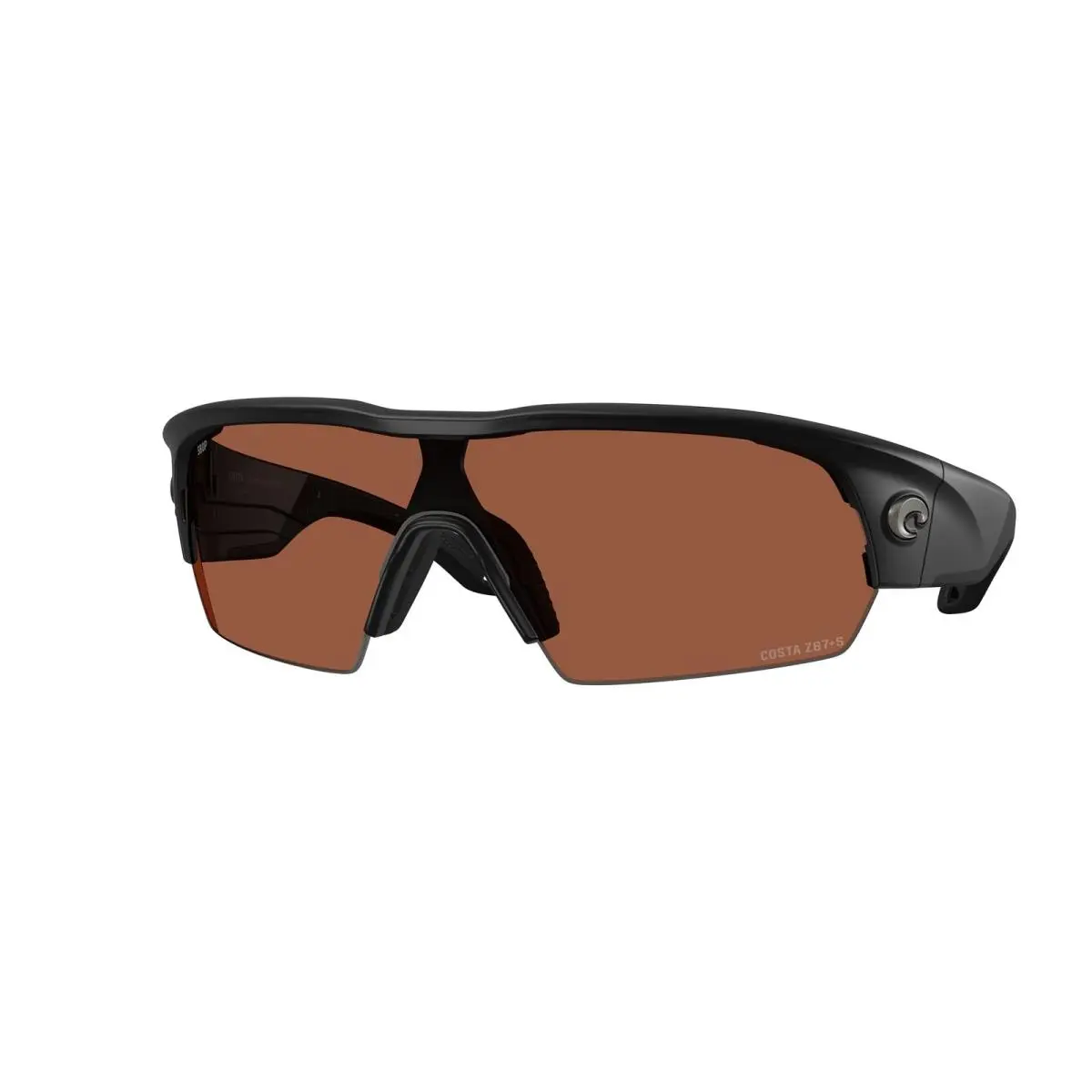 Costa 6S9137 03 Pilothouse Pro Matte Black Copper Polarized 35mm Mens Sunglasses