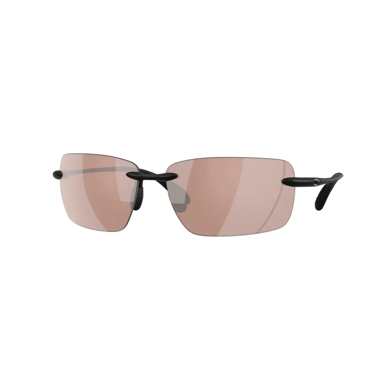 Costa 6S9074 06 Gulf Shore Black Copper Silver Polarized 66 mm Men`s Sunglasses