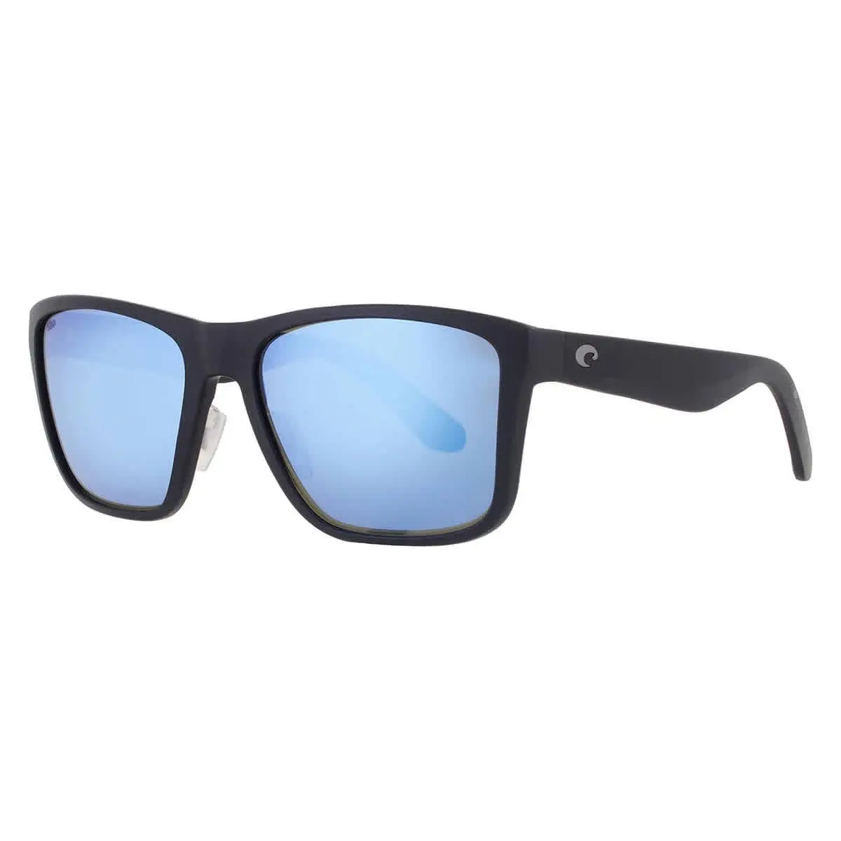 Los Alijos Blue Mirror Polarized Glass Square Men`s Sunglasses by Costa Del Mar