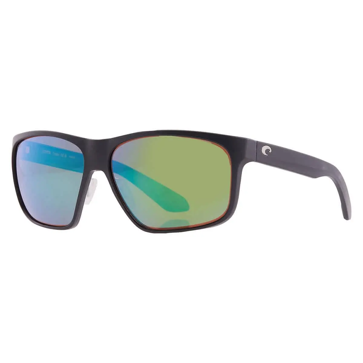 Costa Del Mar Green Mirror Polarized Glass Rectangular Men`s Sunglasses 6S9128