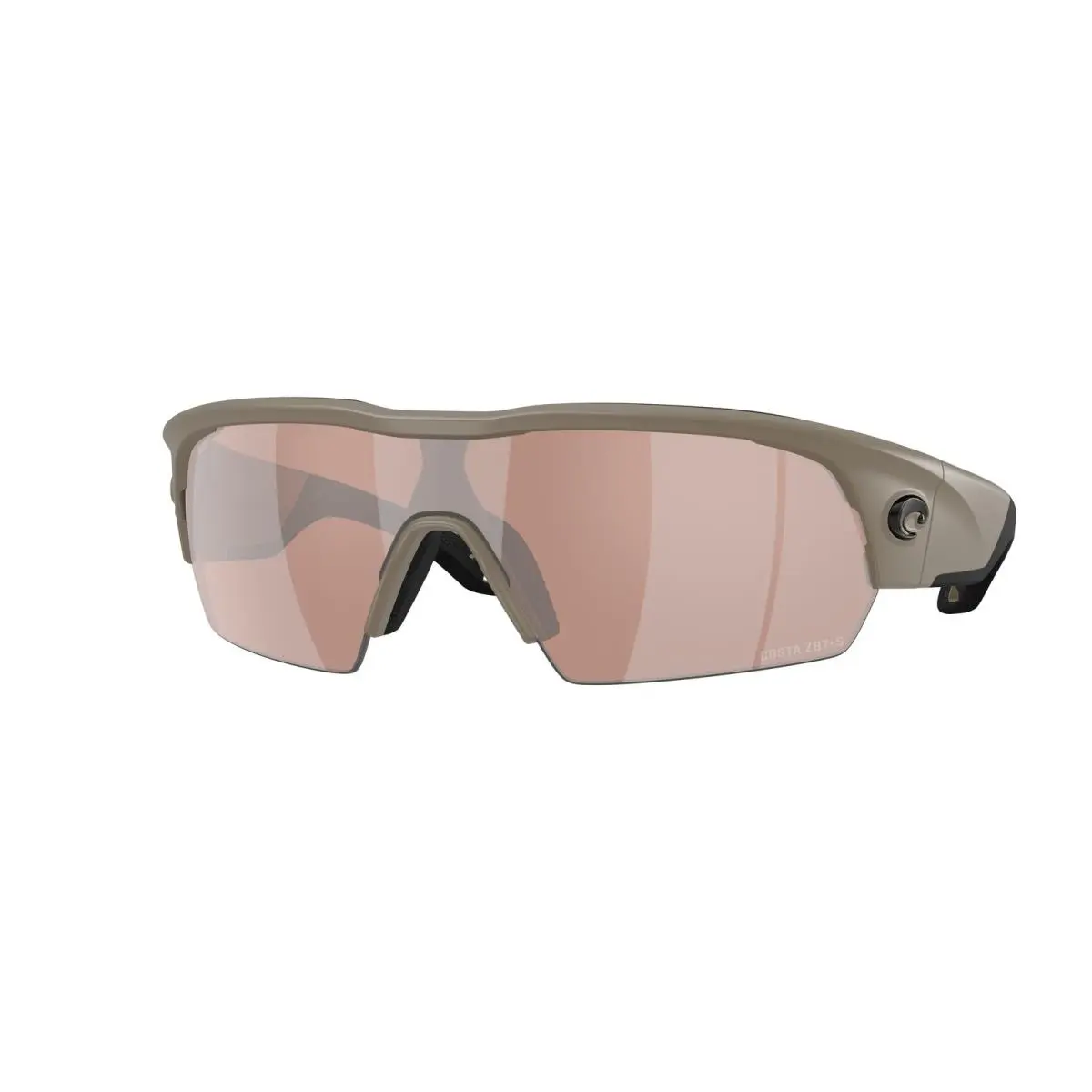 Costa 6S9137 08 Pilothouse Pro Sand Copper Silver Polarized 35mm Mens Sunglasses