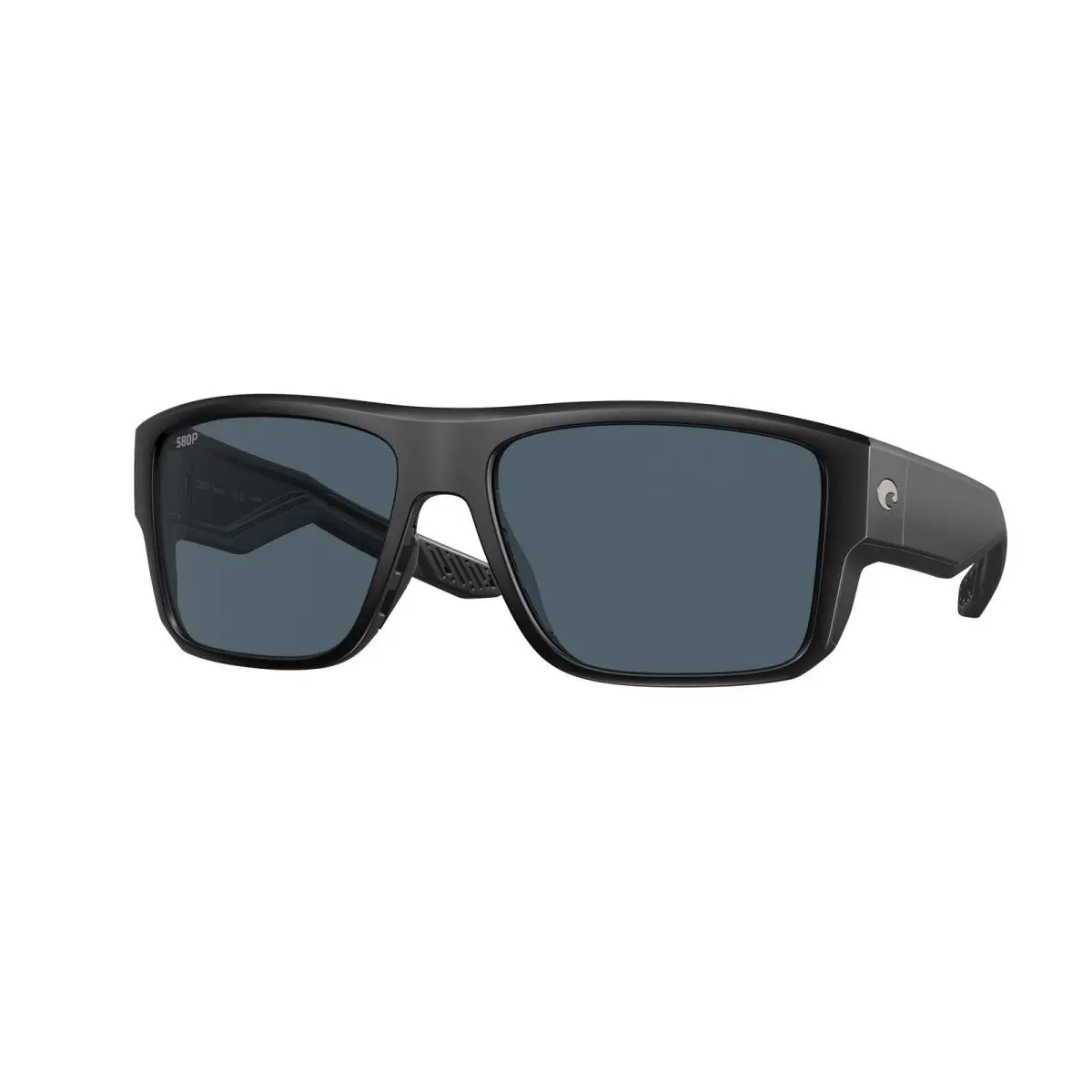 Costa 6S9116 911606 Taxman Matte Black Gray Polarized 59 mm Men`s Sunglasses