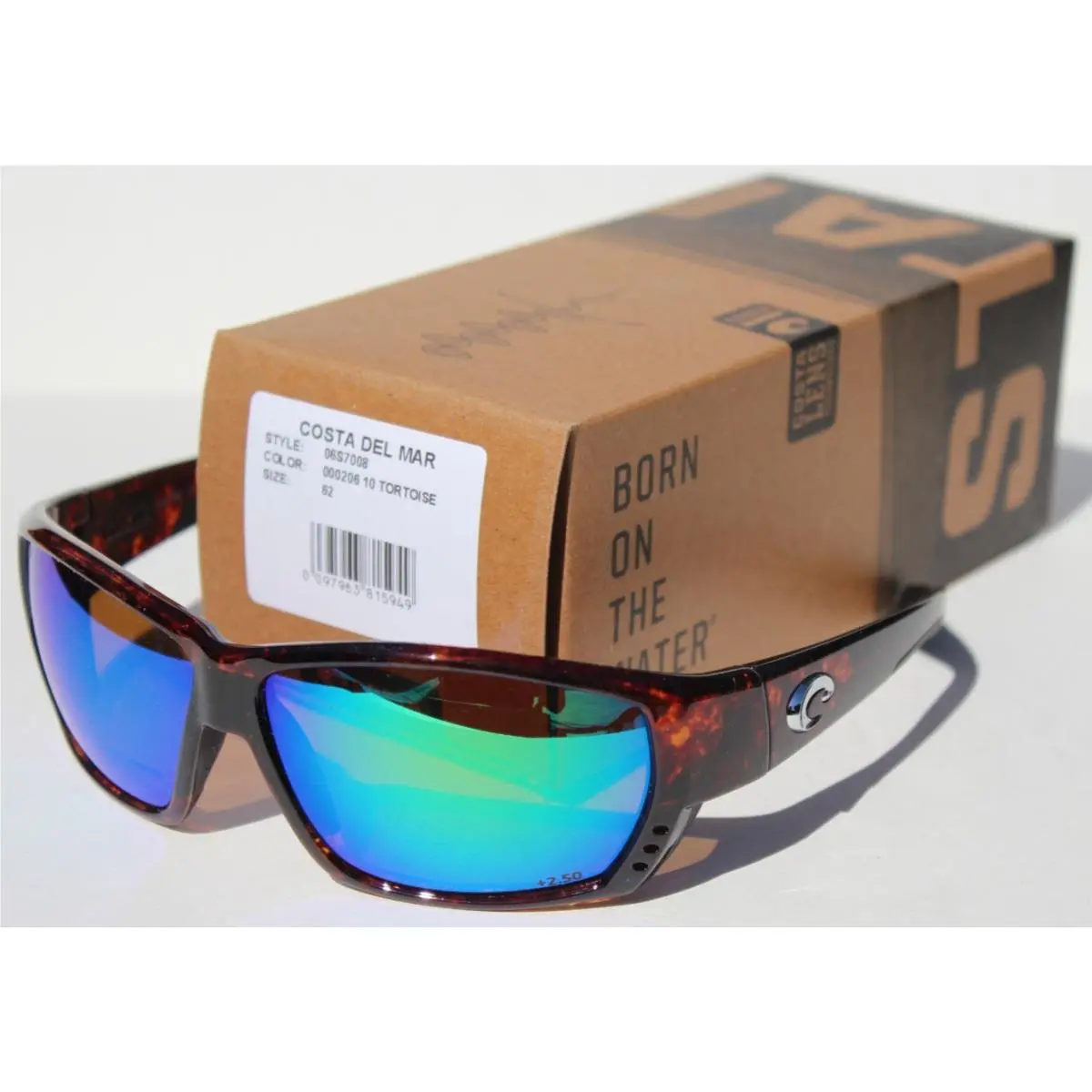 Costa Del Mar Tuna Alley Polarized Sunglasses Bifocal 2.50 C-mates Tortoise