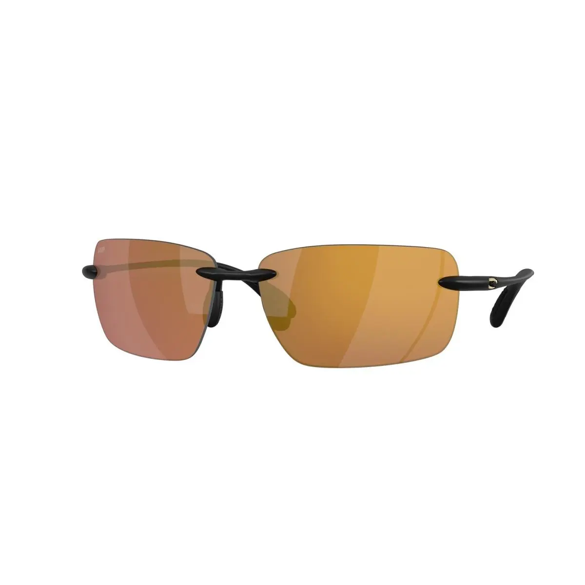 Costa 6S9074 05 Gulf Shore Matte Black Gold Mirror Polarized 66mm Men Sunglasses by Costa Del Mar