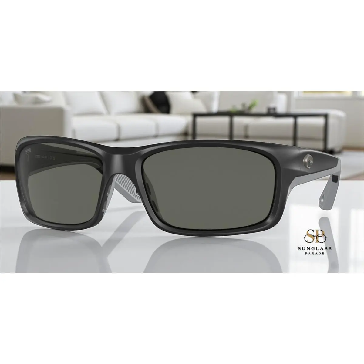 Costa Del Mar 6S9106 910604 Jose Pro Mt Black Gray Polarized 62 Men`s Sunglasses