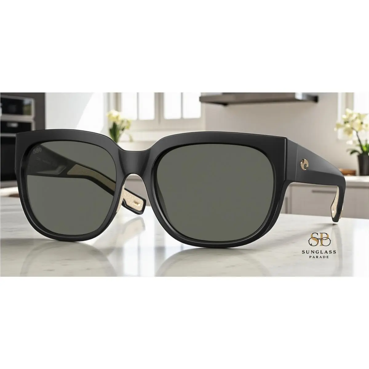 Costa Del Mar 6S9004 02 Waterwoman 2 Matte Black Gray 58 mm Women`s Sunglasses