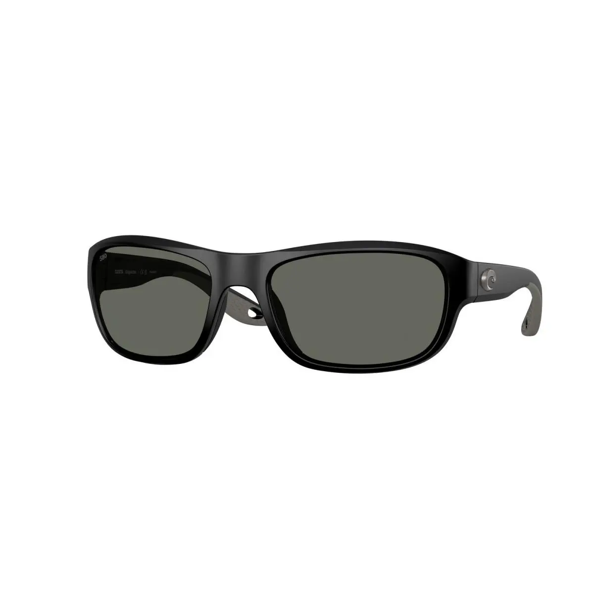 Costa 6S9119 911904 Clipperton Matte Black Gray Polarized 58mm Unisex Sunglasses