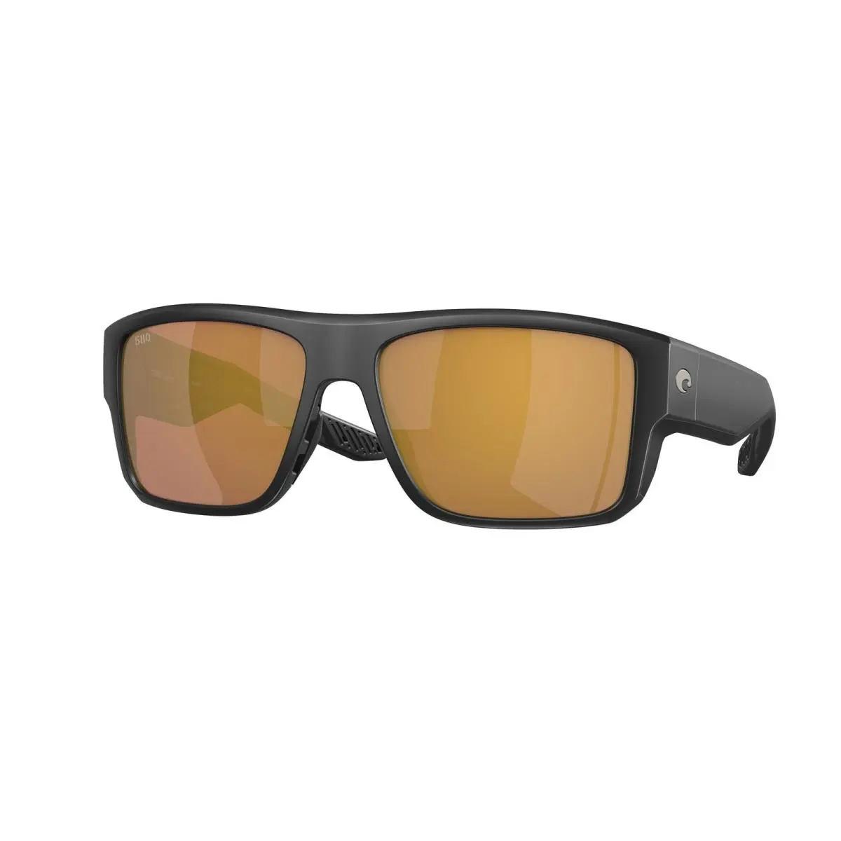Costa 6S9116 04 Taxman Matte Black Gold Mirror Polarized 59 mm Men`s Sunglasses by Costa Del Mar