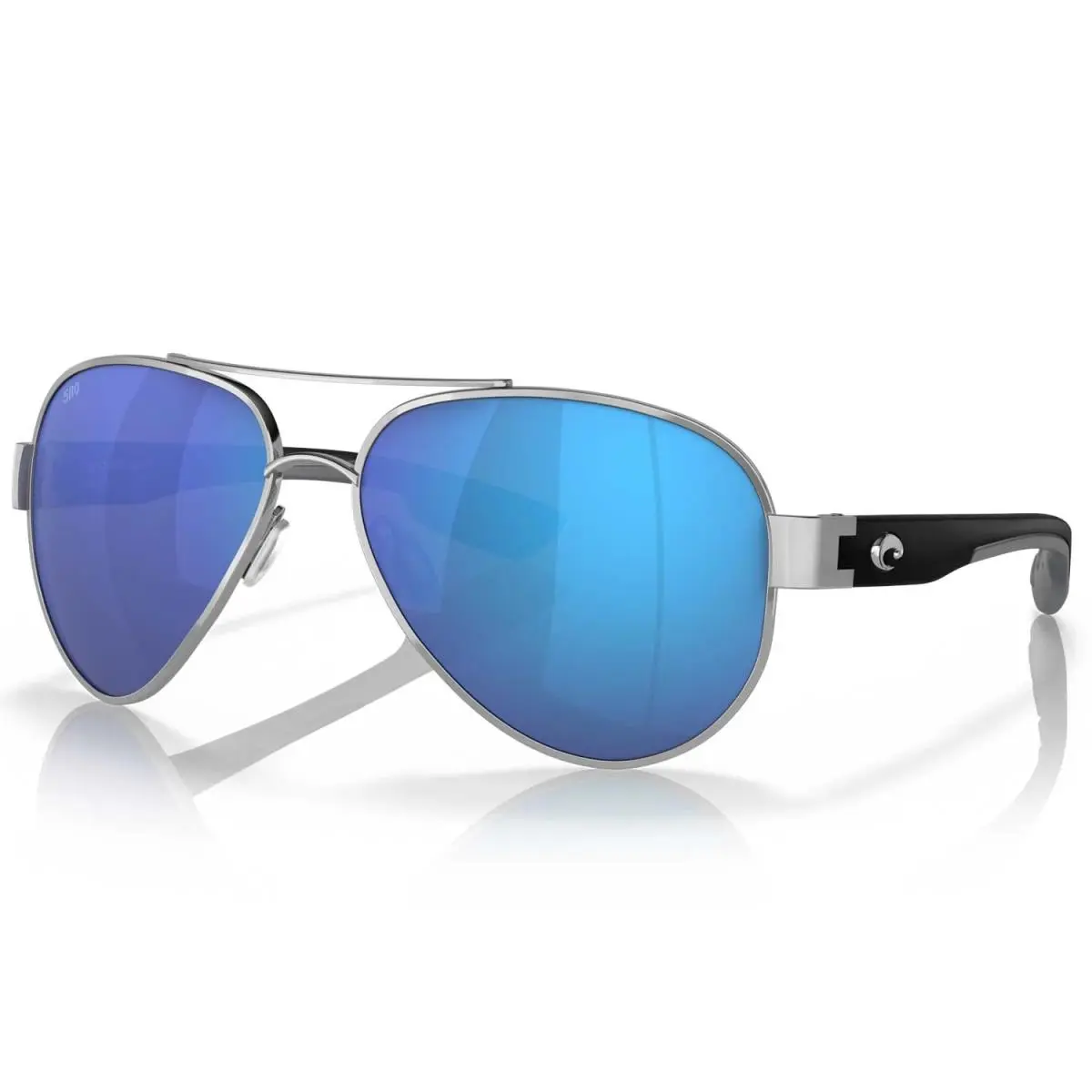 Costa South Point 21 Polarized Sunglasses - Palladium Frame / Blue Glass Lens