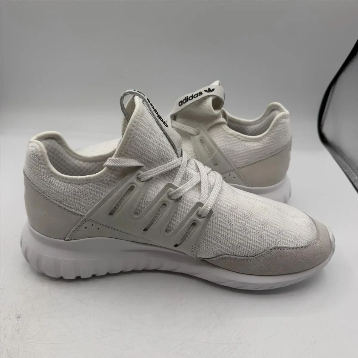 Adidas shoes - adidas Tubular Radial - Tubular Radial - S76714 - White, Manufacturer: Vintage White/Footwear White/Core Black 5