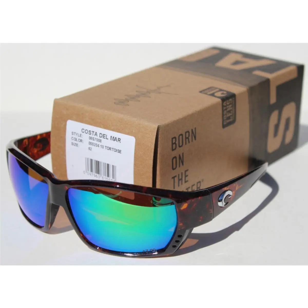 Costa Del Mar Tuna Alley Polarized Sunglasses Bifocal 2.00 C-mates Tortoise