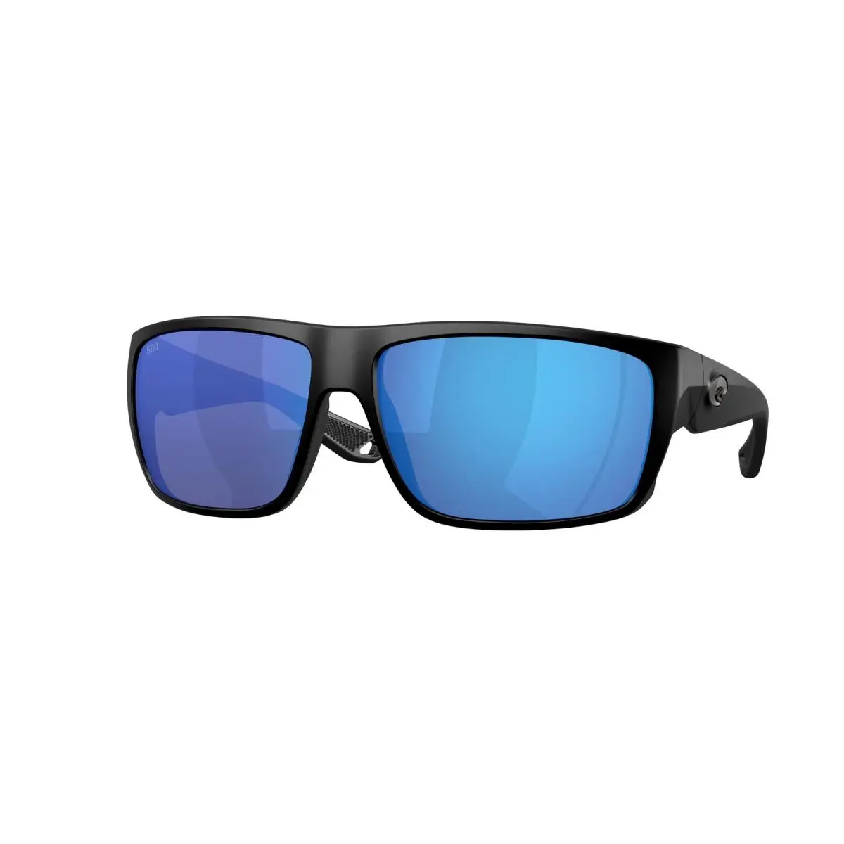 Costa 6S9129 02 Fly Line Matte Black Blue Mirror Polarized 64mm Men`s Sunglasses