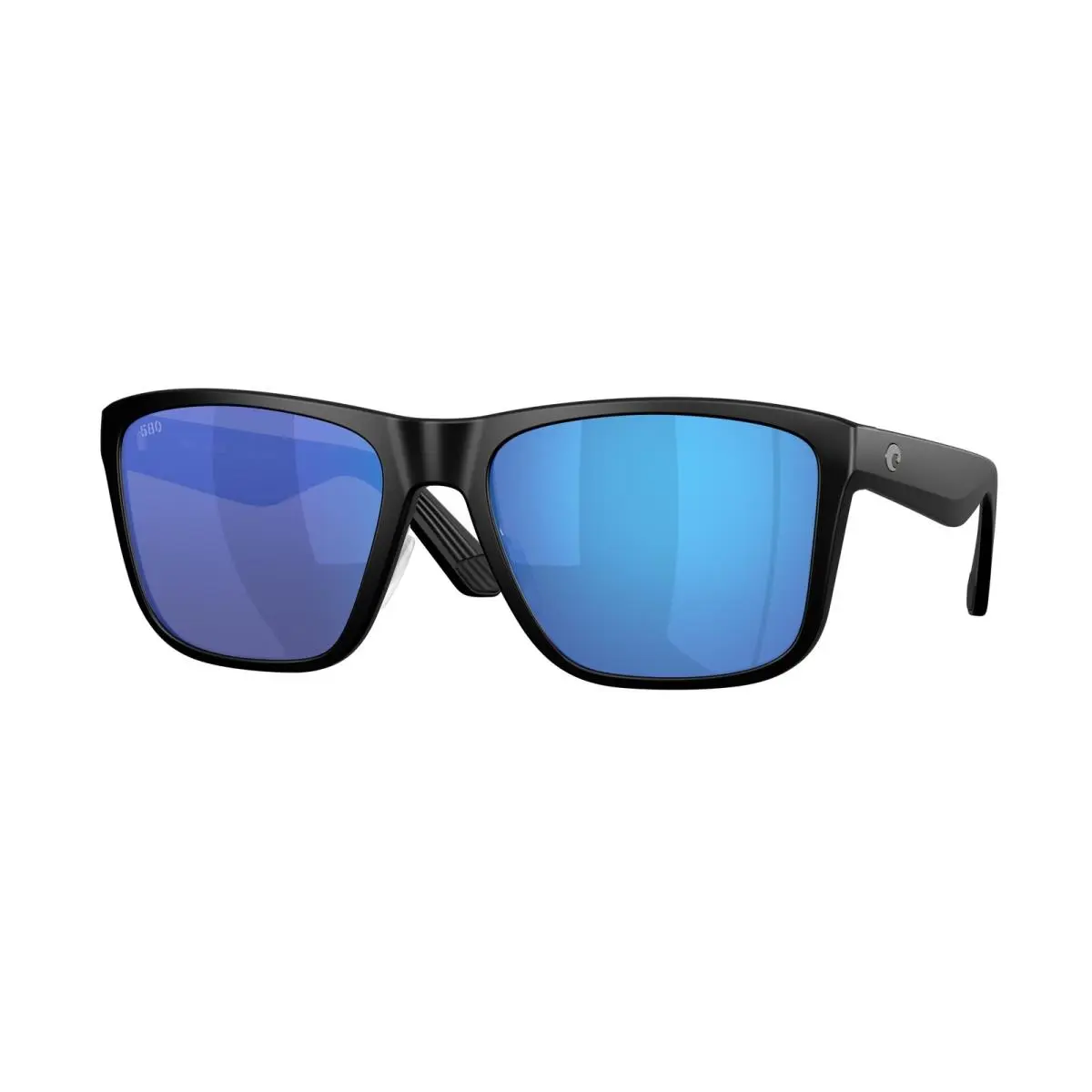 Costa 6S9126 01 Los Alijos Matte Black Blue Mirror Polarized 59mm Men Sunglasses