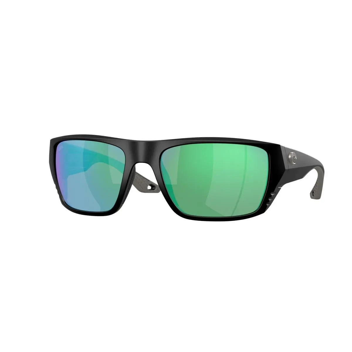 Costa 6S9118 02 Finlet Matte Black Green Mirror Polarized 59 mm Men`s Sunglasses