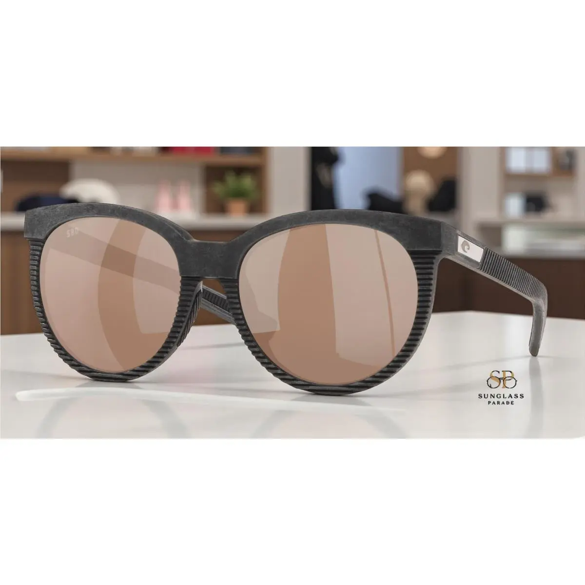 Costa Del Mar 6S9031 02 Victoria G Net Gray Rbr Copper Slvr 56 Womens Sunglasses