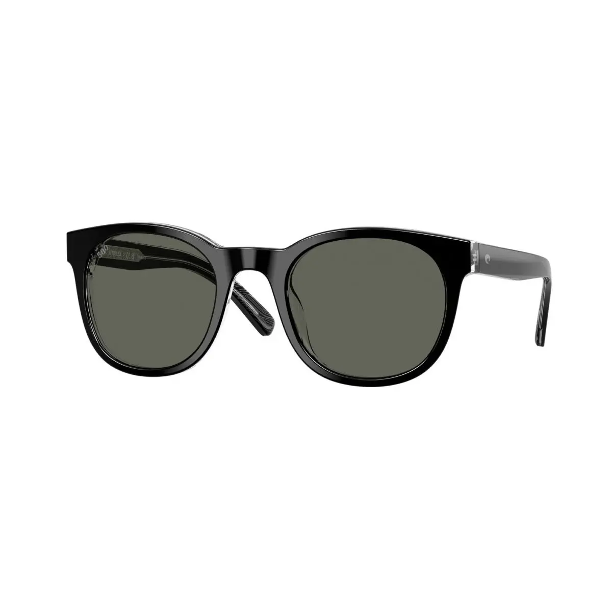 Costa Del Mar 6S2018 201801 Middles Black Gray Polarized 51 mm Unisex Sunglasses
