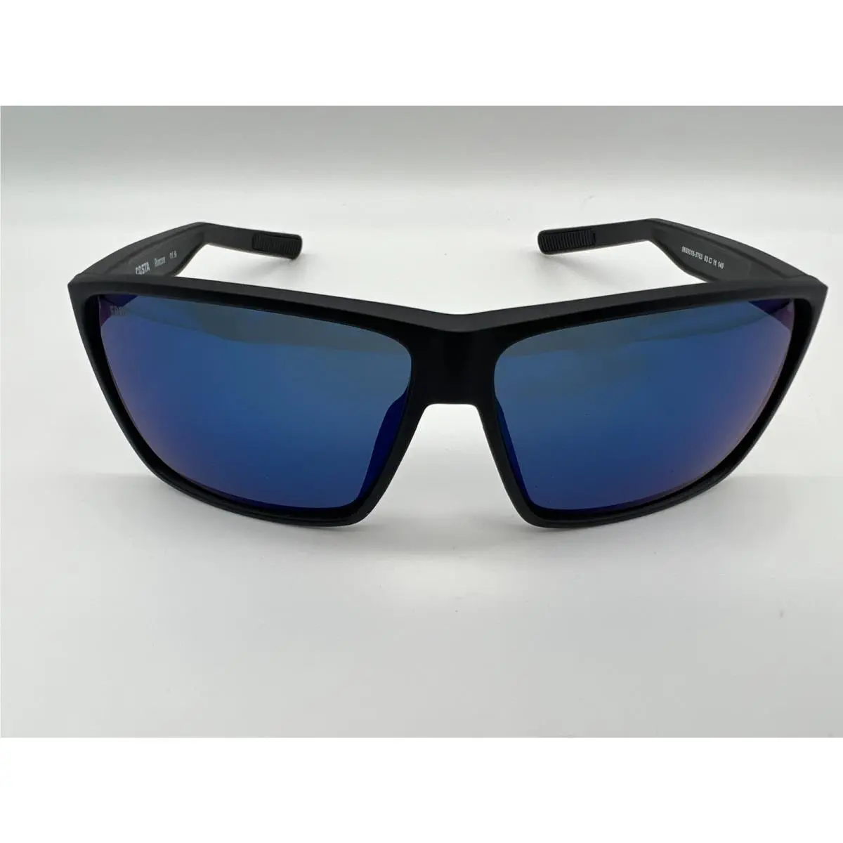 Rincon Polarized Sunglasses Matte Black / Blue Mirror 580P by Costa Del Mar