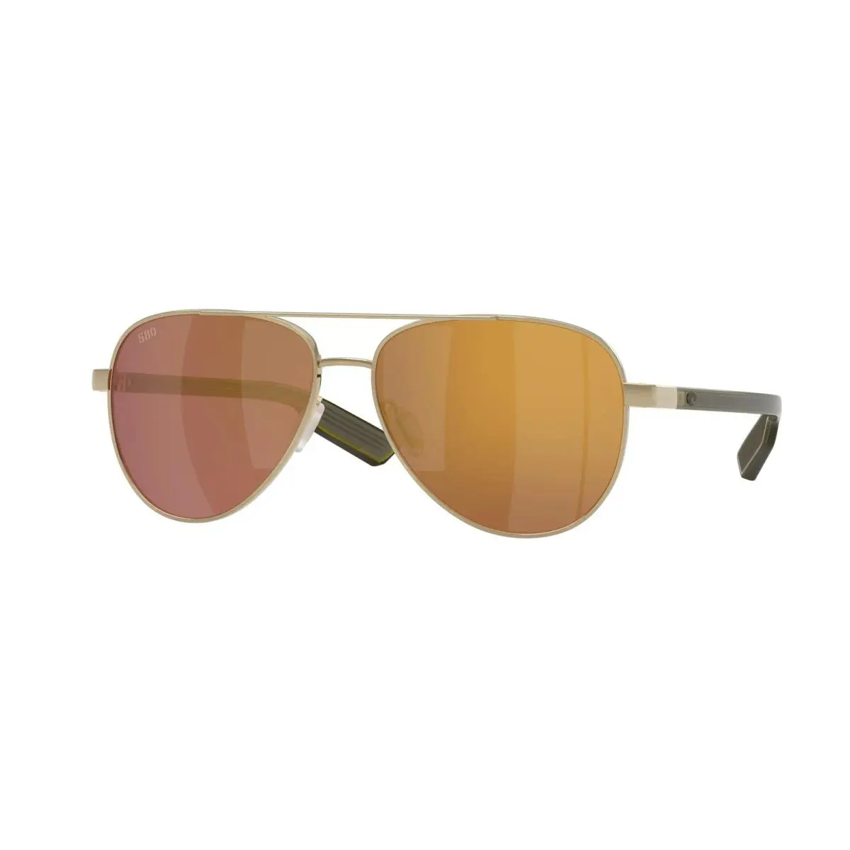 Costa Peli Sunglasses 6S4002- Brushed Gold/ Gold Mirror