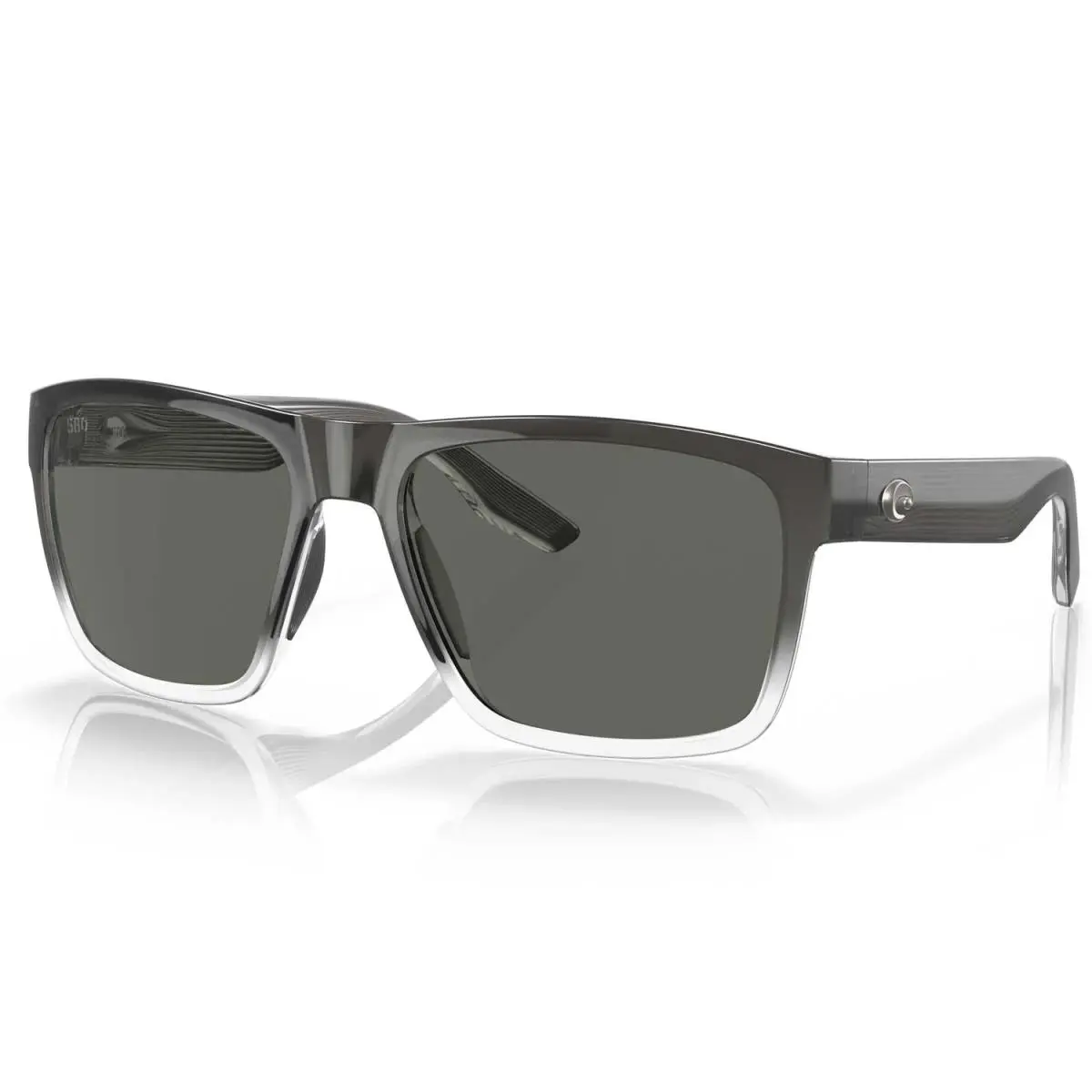 Costa Paunch XL Polarized Sunglasses - Fog Gray Frame Gray 580G Glass Lens