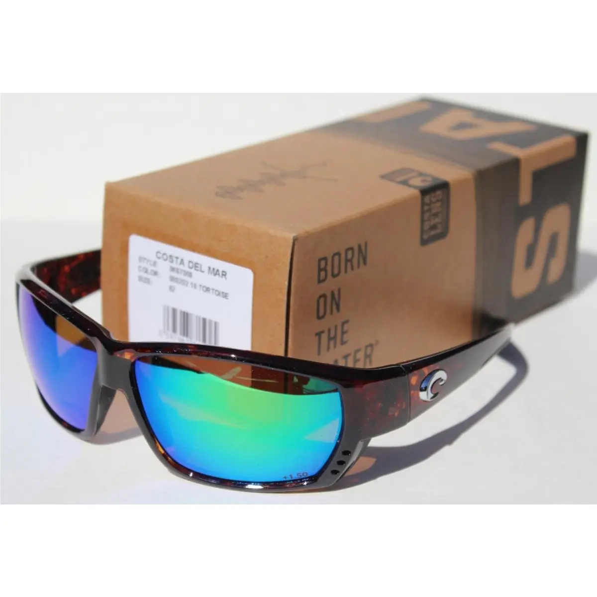 Costa Del Mar Tuna Alley Polarized Sunglasses Bifocal 1.50 C-mates Tortoise