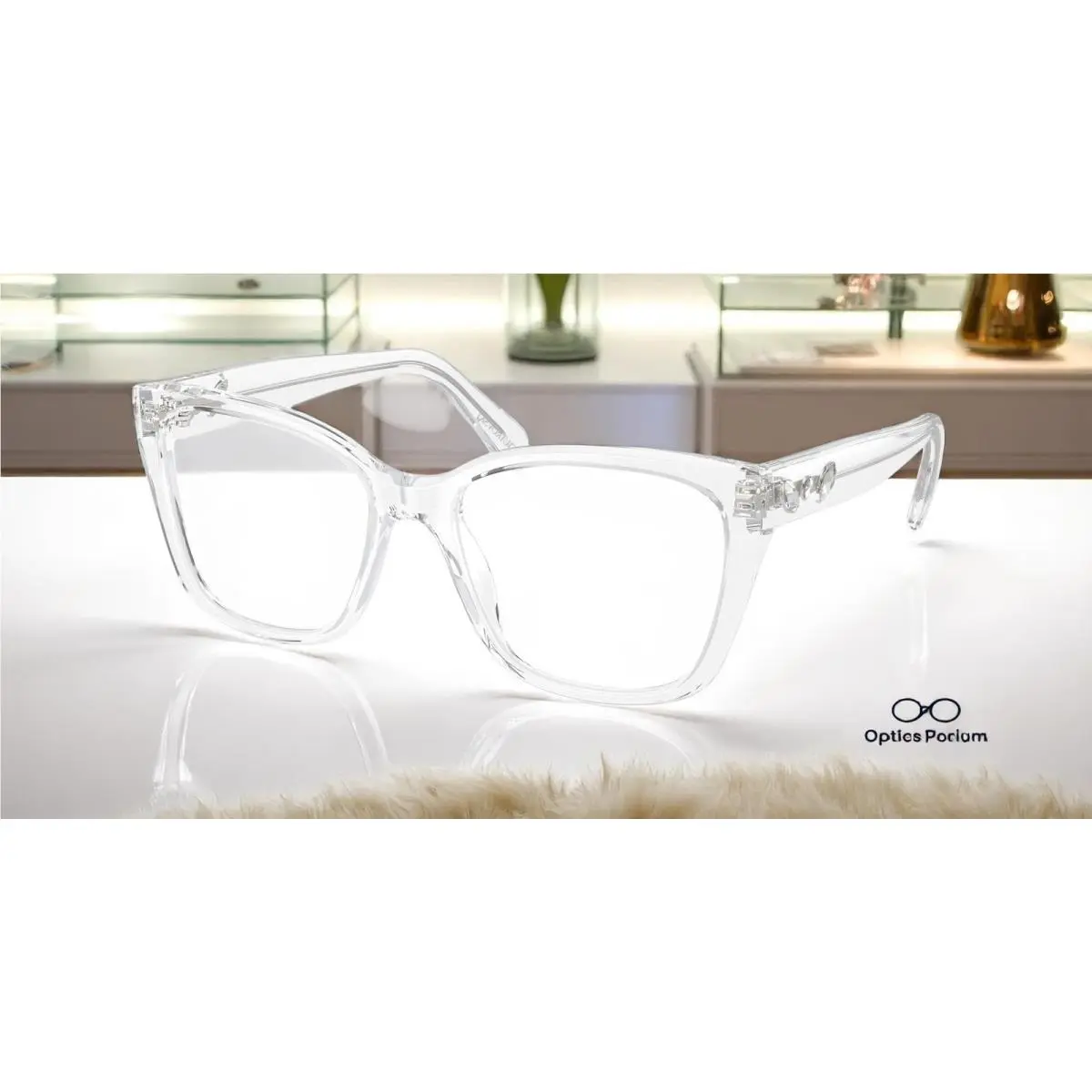 Swarovski SK2008 1027 Crystal Demo Lens 53 mm Women`s Eyeglasses
