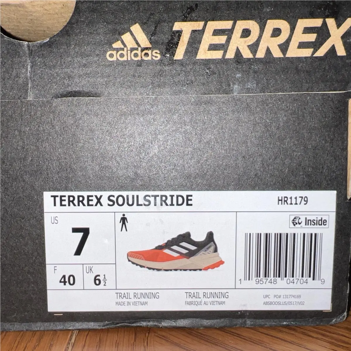 Adidas shoes - adidas Terrex - Terrex - HR1179 - Impact Orange/White/Black (UPC: 0195748047049) 5