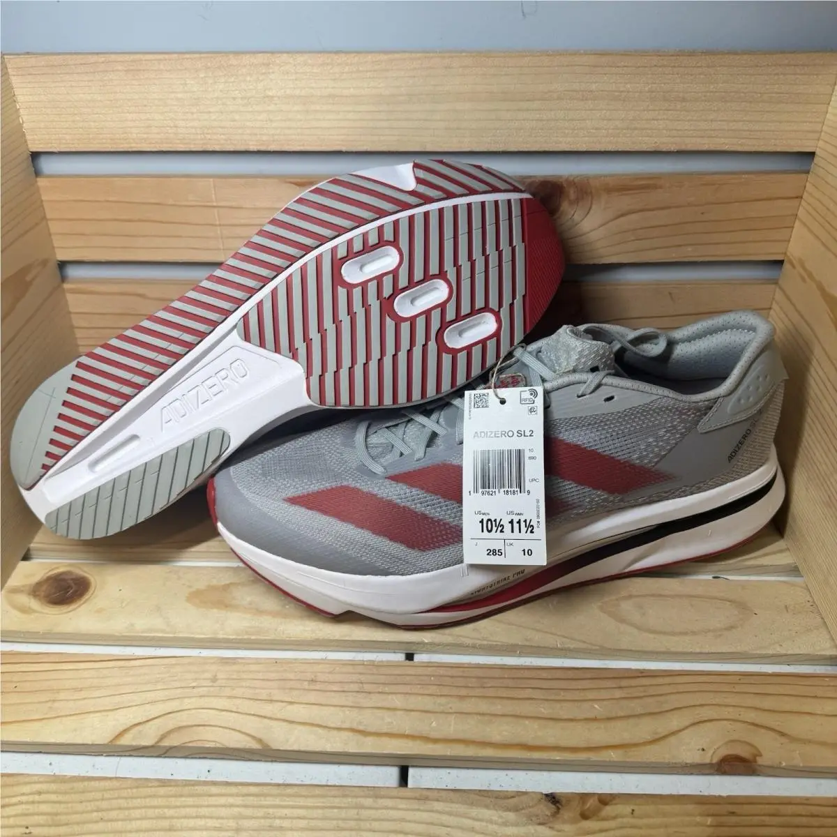 Adidas Adizero SL 2 Rutgers Running Shoes Sneakers JQ0239 Men`s Size 10.5