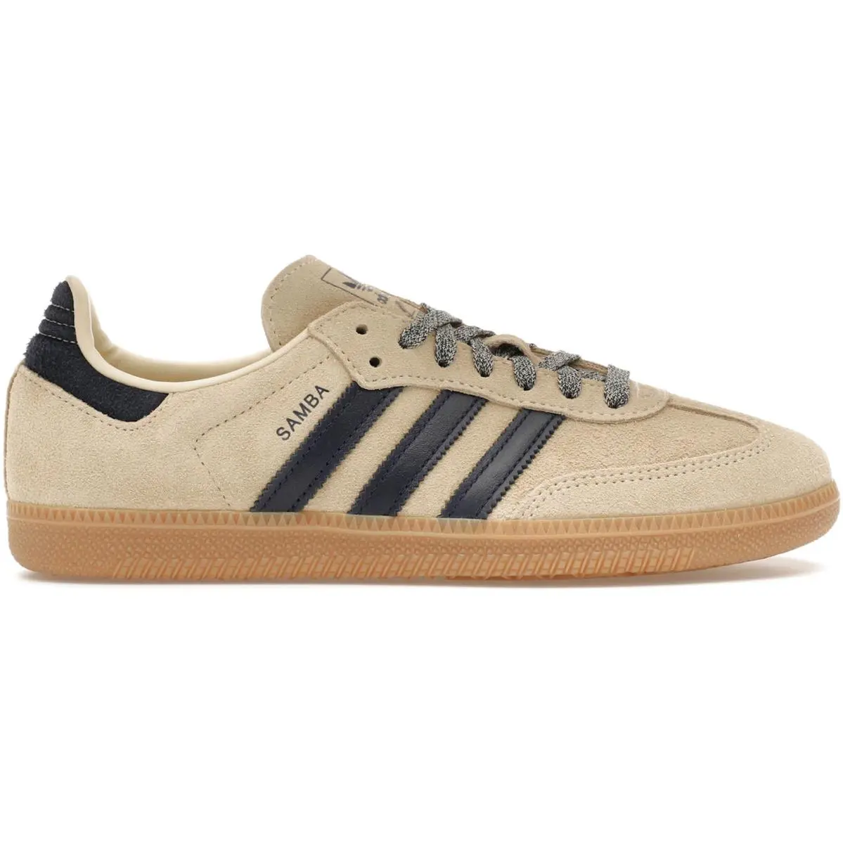 Size 7 Adidas Samba OG Warm Vanilla Night Indigo