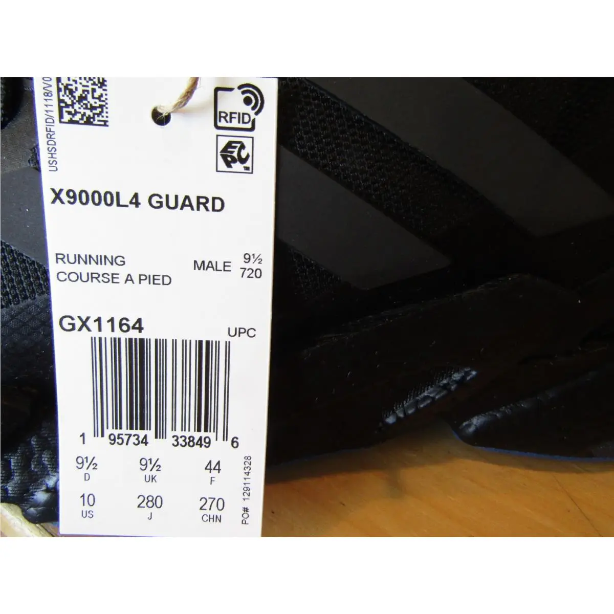 Adidas shoes - Adidas X9000L4 Guard - Guard - 19573433849 - Black 7