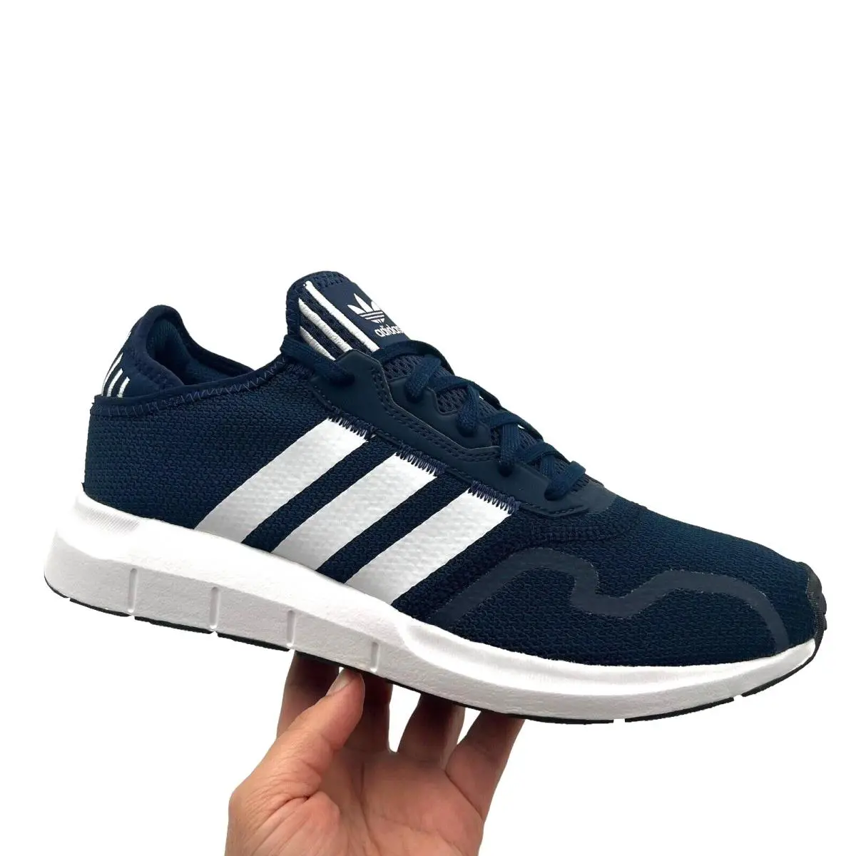 Adidas Originals Men`s Swift Essential Sneaker Size 11 Navy Blue Lace Up Shoes