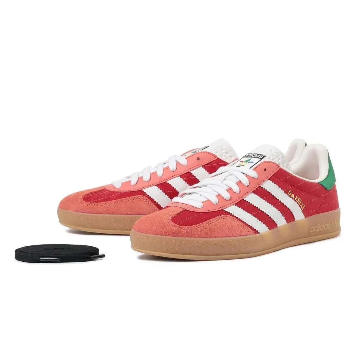 Adidas Originals Gazelle Indoor Mens Size 7.5 Red White Gum Shoes IF9641