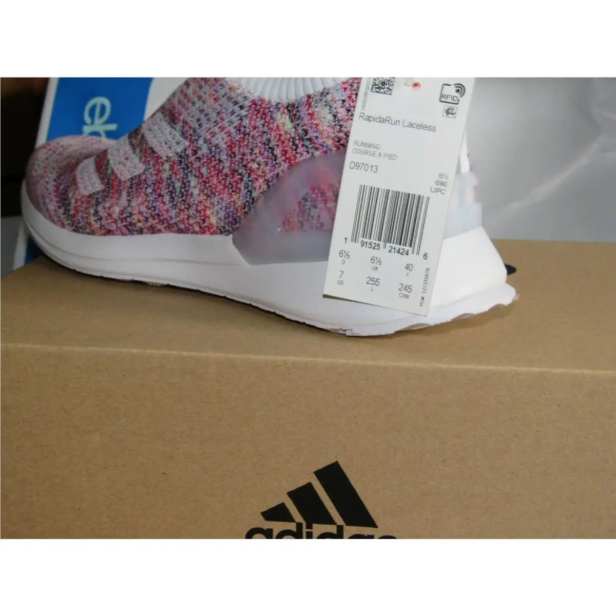 Adidas shoes - adidas RapidaRun - RapidaRun - Pink/White multi (UPC: 191525214246) 11