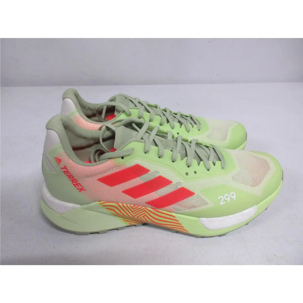 Adidas Terrex Agravic Flow 2.0 Gore-tex Trail Running Shoes Mens 8.5 Men`s Lime