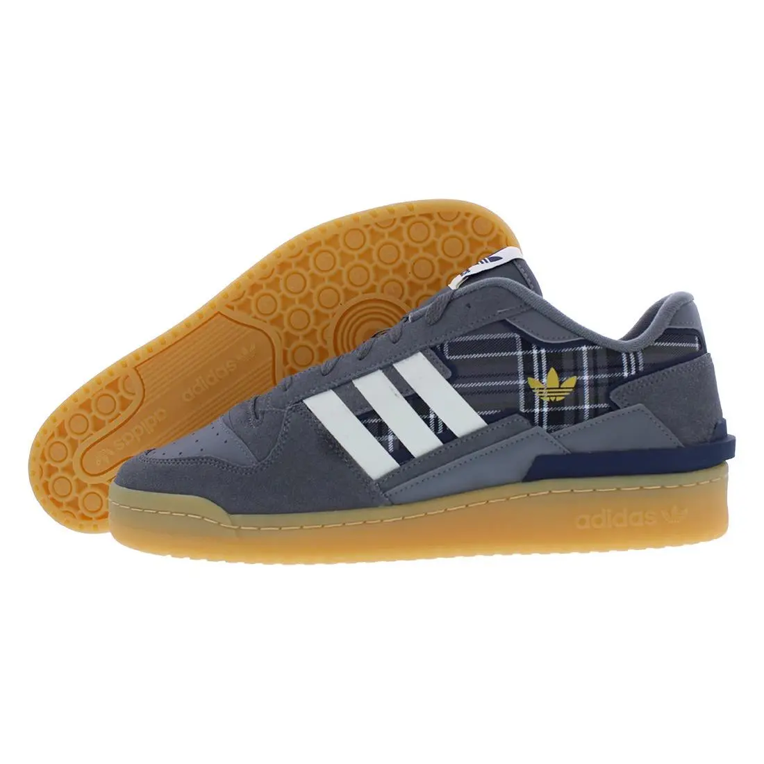 Adidas Forum Exhibit Low 2 Mens Shoes Size 14 Color: Grey Four/cream