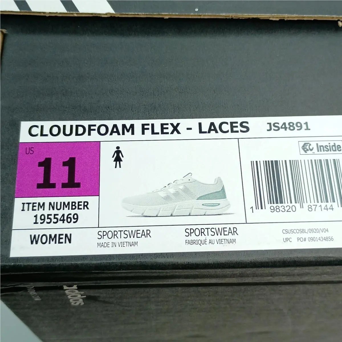 Adidas shoes - Cloudfoam Flex Laces - Cloudfoam Flex Laces - White 8