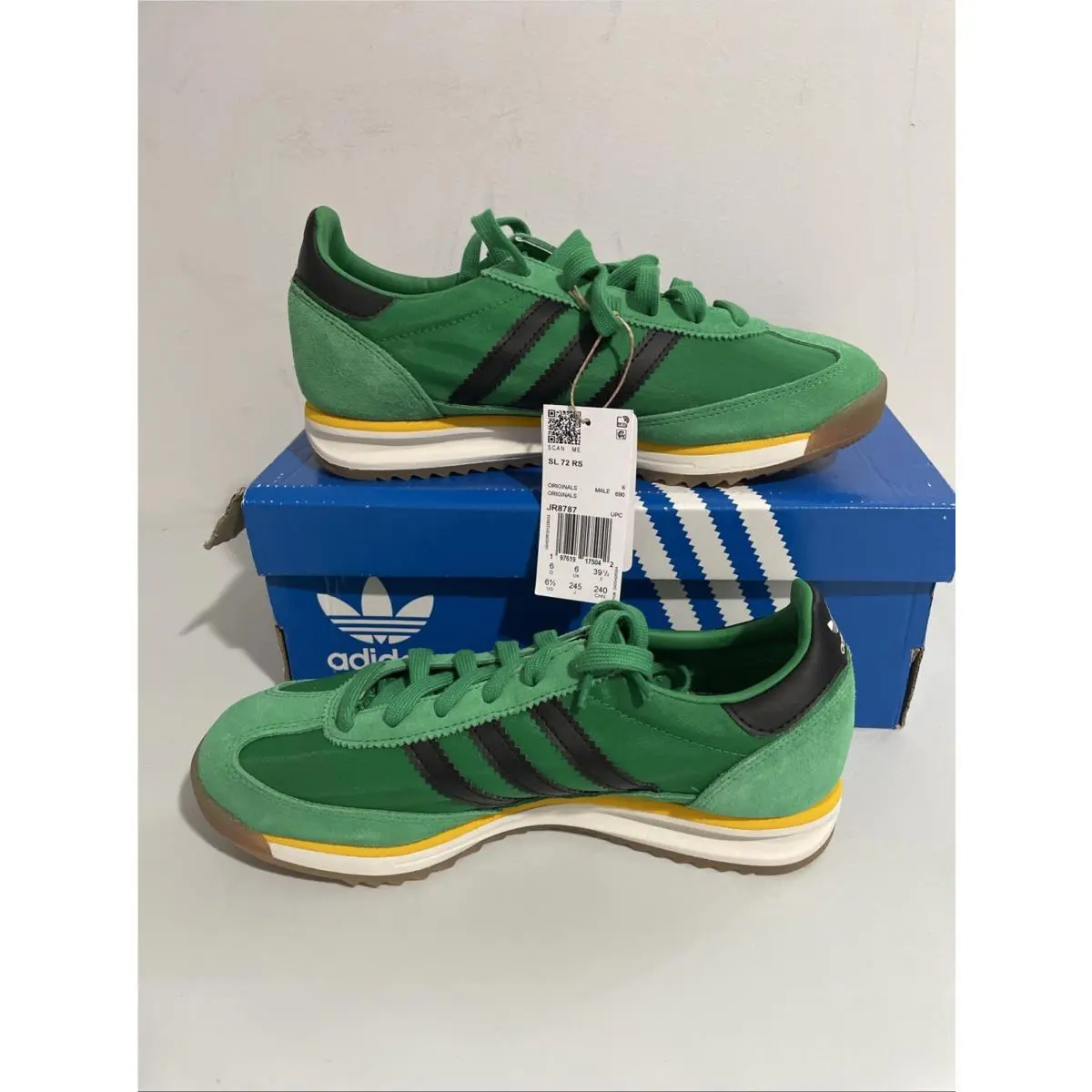 Adidas shoes - adidas Sl 72 Rs Lace Up - JR8787 - Green 0